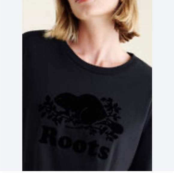 Roots Sweaters - Roots Womens Organic Cooper Beaver Long Sleeve sweatshirt